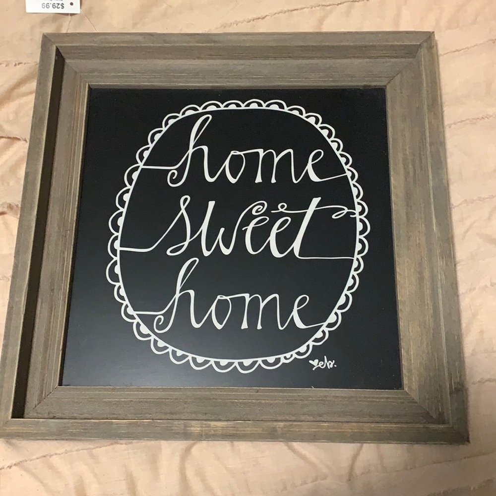 Brand new home sweet home sign